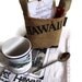 Ready to Ship. Hawaii Burlap Basket. Eco Friendly. Recycled Coffee Bag. Handmade in Hawaii.