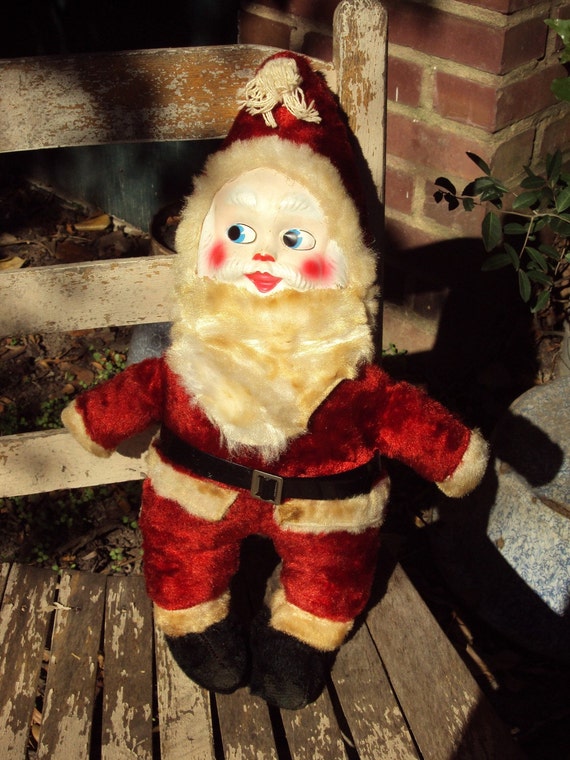 vintage plush santa