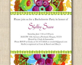 Bridal Shower Invitation "Garden Party" (12)