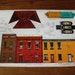 1930 Town HO Scale Cutout Buildings