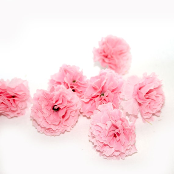 Baby Pink Carnations 25 count Artificial Flowers