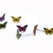 12 Teeny Tiny Butterfly Brad Embellishments - Scrapbooking, Flower Middles