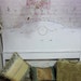 Vintage Shabby White Painted Cottage Chic Headboard Double Full