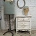 VIntage Painted Cottage Chic Shabby French Provincial Night Stand NT138