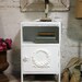 RESERVEWasaaPainted Cottage Chic Shabby Romantic Night Table NT376