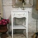 Painted Cottage Chic Shabby Romantic Night Table NT379