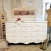 Painted Cottage Chic Shabby White Romantic French Dresser DR377
