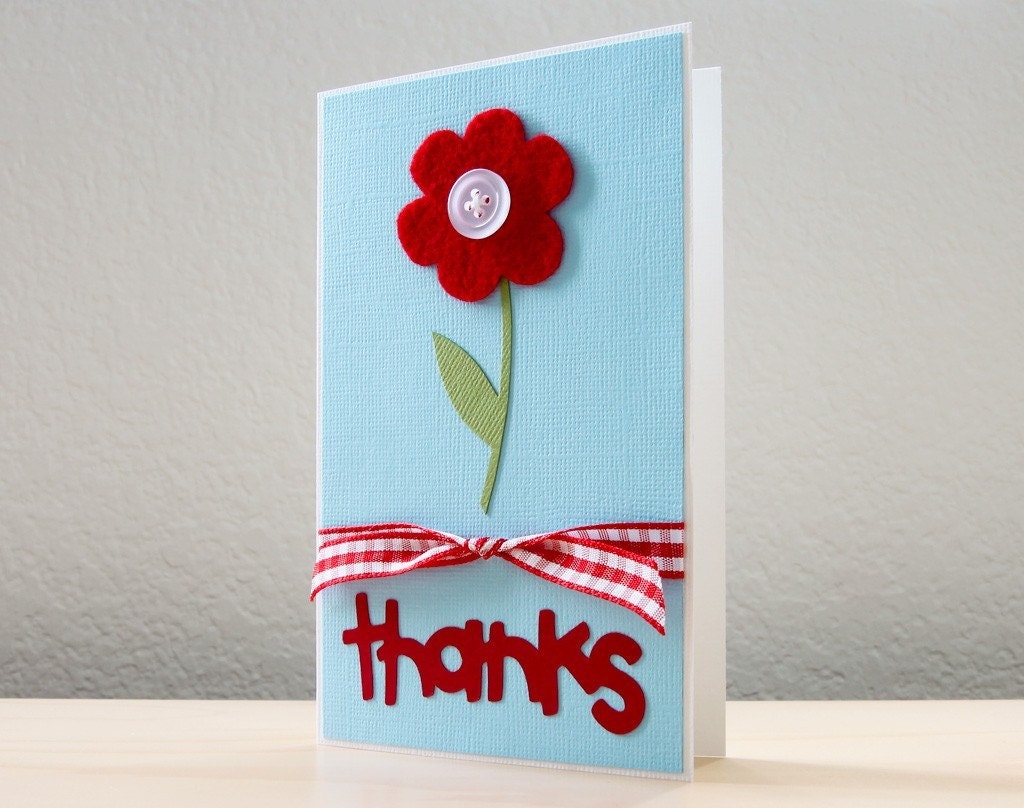 Flower Thank You Teacher Appreciation Card