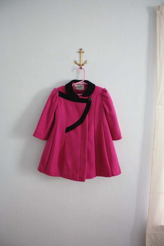 vintage 80s pink wool jacket Rothschild by BombshellsandBabes