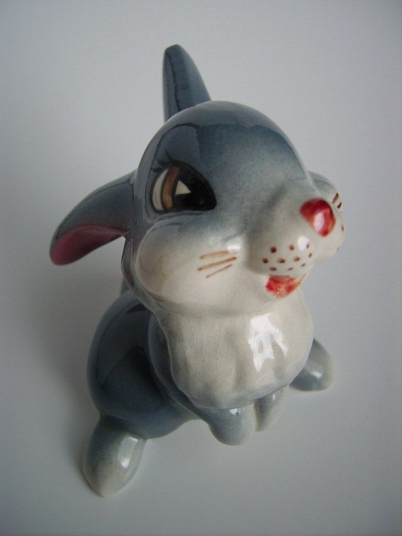 Disney Thumper Ceramic Figurine Vintage Decor Item for a