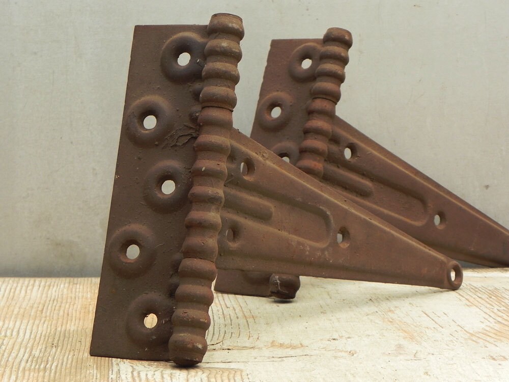 pair of vintage barn door hinges