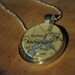 Map Pendant Necklace from Vintage Atlas Anchorage Alaska