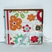 SALE - Flowers "memories"- Paper Bag Album - Scrapbook - Journal