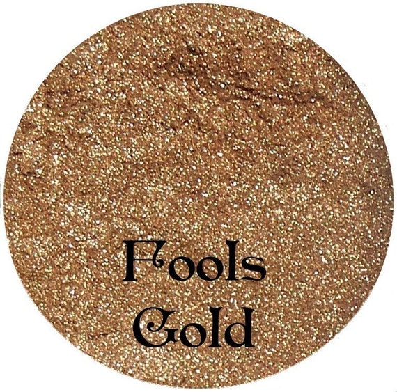 Gold Mineral Eyeshadow Pigment 3 Gram Sifter Jar FOOLS GOLD