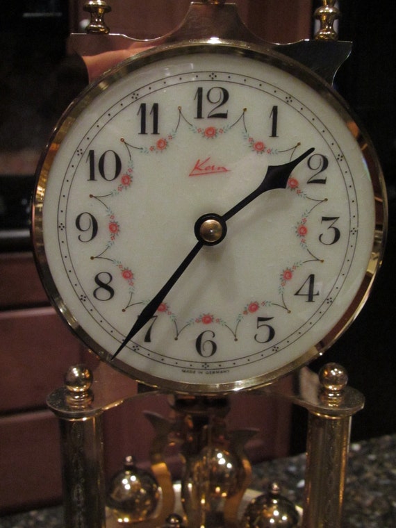 Vintage West German Kern Anniversary Clock