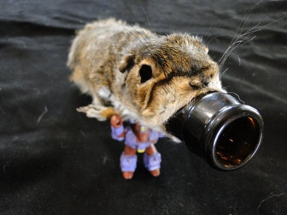 Squirrel Beer Bottle Cozy