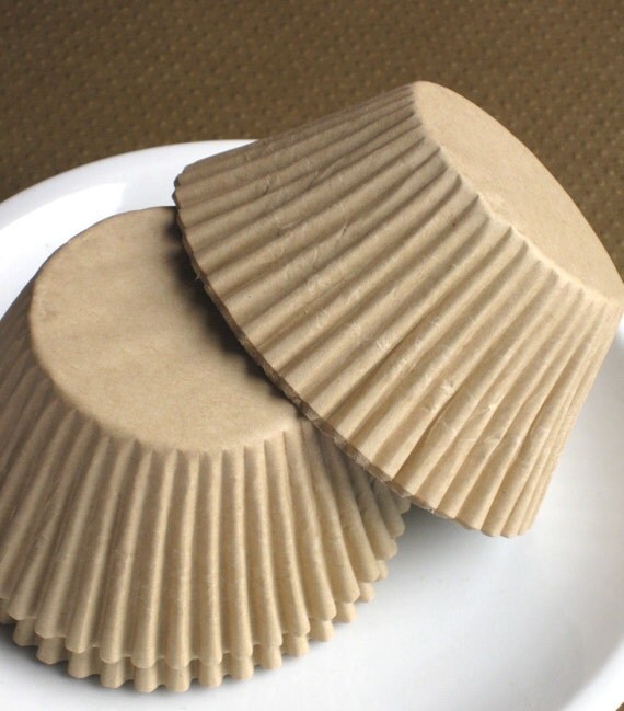 BULK Jumbo Unbleached Cupcake Liners 500 count pack SALE