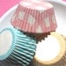 Pretty Pastel Cupcake Liners Combo Pack in Stripes and Plaid (60)