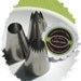 Jumbo Frosting Tips Set of 3 - Open Star, Plain and French Decorating Tubes