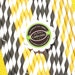 Black and Yellow Stripe Paper Straws - Sweet As Can Bee - with Printable DIY Flag Topper (30 count)