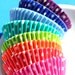 Bulk Rainbow Polka Dot Cupcake Liners - 8 colors (192 count pack - 24 each color) LAST 8 COLOR PACK