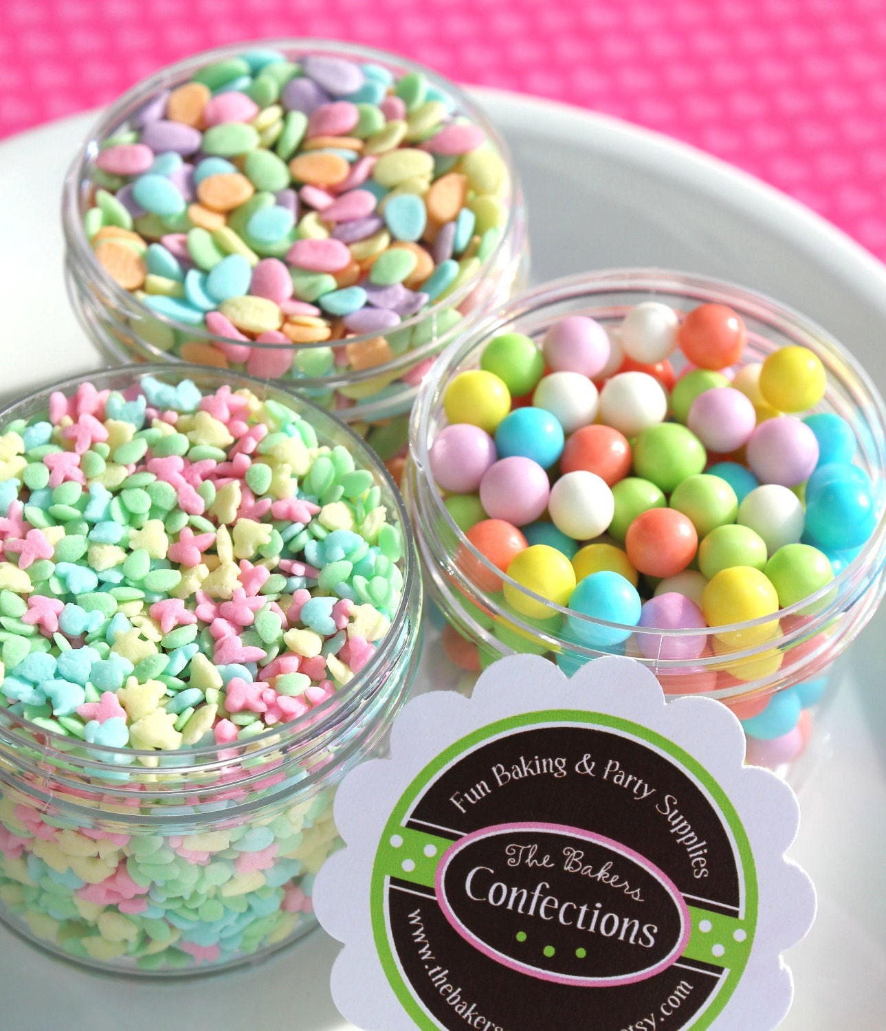 Easter Sprinkles Kit with Sugar Pearls Mini Spring and Easter