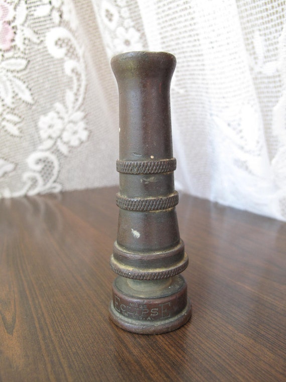 Vintage Salvaged Brass Garden Hose Nozzle Made in USA