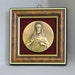 Vintage Sacred Heart of Jesus Medal / Framed Medal by Jean-Baptiste E. Dropsy, Fine Art in Wood Frame, Guaranteed Wooden Frame, French Art