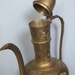 Vintage Miniature Brass Teapot / Moroccan Style Decorative