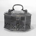 SALE 25% OFF Vintage Brass Cricket Box / Black Octagonal Brass Trinket Box, Gothic Container, Treasure Chest, Jewelry Holder