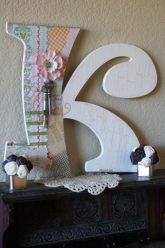 Items Similar To Custom Designed 18 Wooden Wall Letter Wedding Or   Il 570xN.301942232 