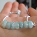 Aquamarine Seaside Necklace in Sterling silver with Free Matching Earrings