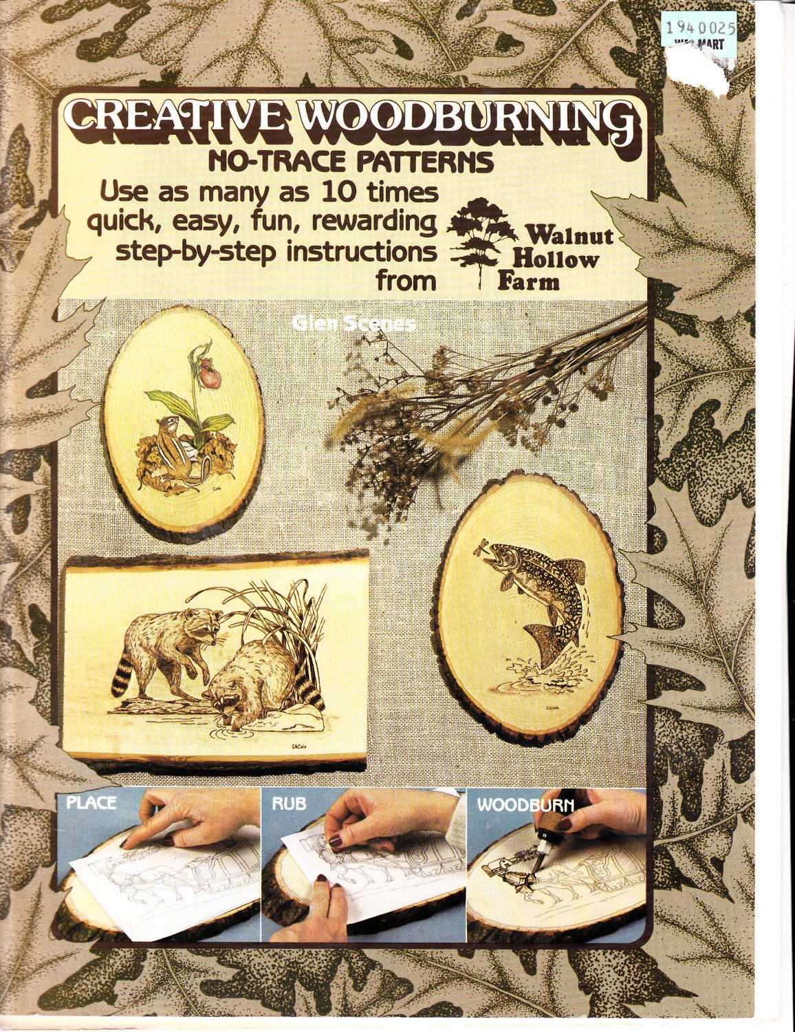 Creative Woodburning notrace patterns