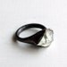 Copper Ring Amethyst Prasiolite Mint Celadon Gem Stone Crystal Artisan Handmade