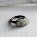 Copper Ring Turquoise December Birthstone Handmade Raw Modern Organic