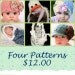 CROCHET PATTERNS 4 Bundle Discount