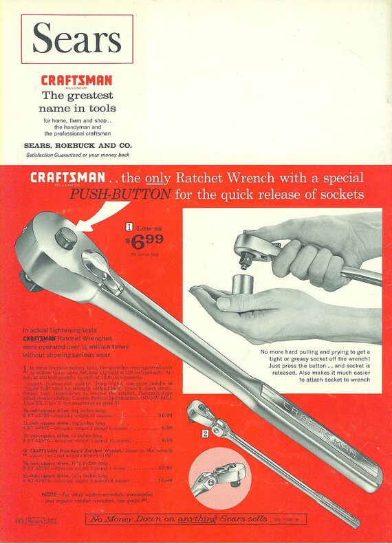 1968 Sears CRAFTSMAN Power and Hand Tools Catalog