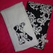 Personalized Custom 2 pack of Burp Cloths - Classic Damask - Black and White - Great Baby Shower or New Baby Gift