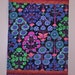Art quilt wall hanging FLYING CARPET No. 14 Kaffe Fassett fabric, original hand quilted