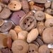 Lot Vintage Wood Buttons