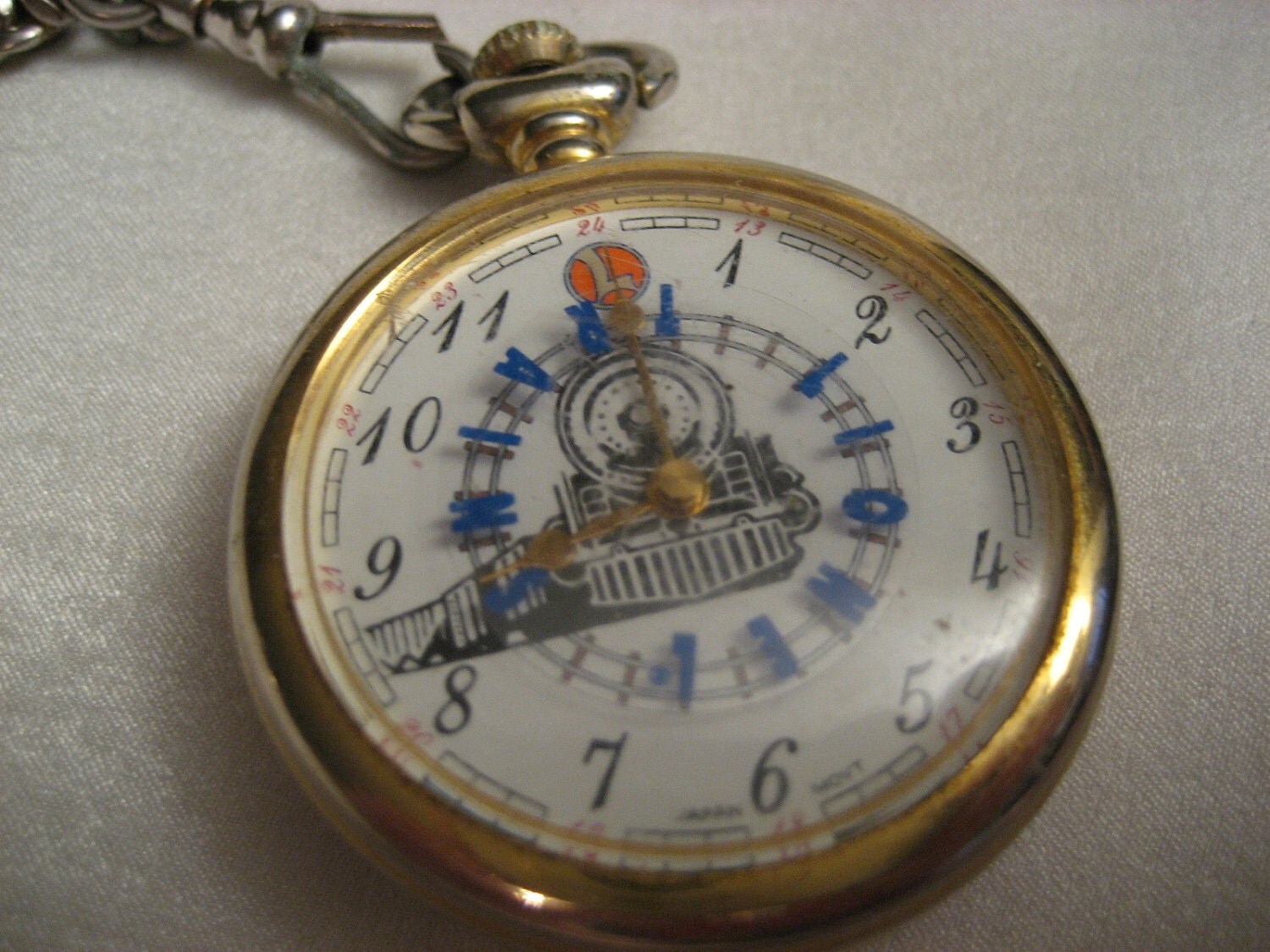 Vintage Lionel Trains Pocket Watch