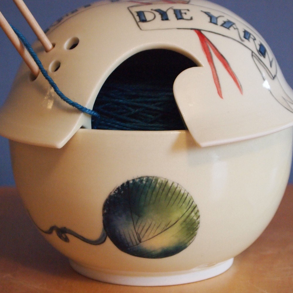 tattoo yarn bowl Knit Fast Dye Yarn