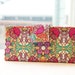 Perfect wallet handmade bright and vivid floral pattern