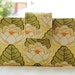 Wallet clutch womens Perfect wallet in Amy Butler Lotus Flower Green