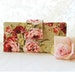 Women's WalletPerfect wallet in light green polka dot with rose bouquets