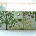 Green Trees handmade wallet vegan bifold clutch