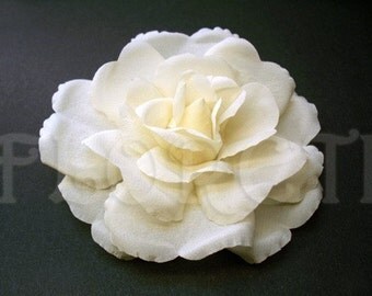 Ivory Silk Bridal Hair Flower Accessory Rochelle Rose -Ready Made