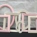 Vintage Shabby Chic Picture Frames Set of 7 Wall Gallery Wedding Nursery