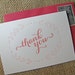 Reserved for Ashleigh: Thank You letterpress cards (set of 10)