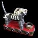Skeleton Dog Candle Holder